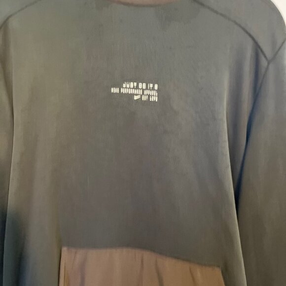 Nike Dri-FIT Hoodie M – Rare Hybrid w/ North Face Slogan, Cowl Neck, Stylized He - Picture 5 of 6